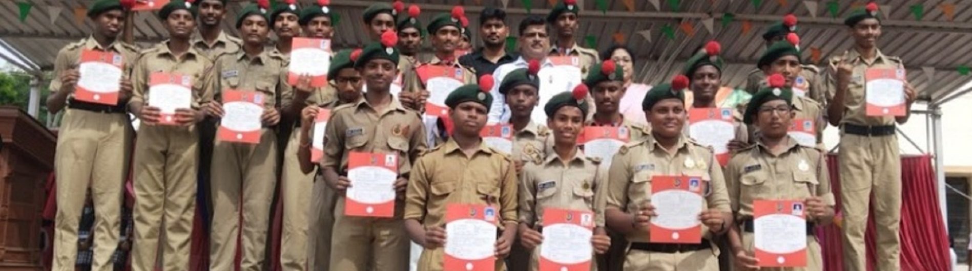 NCC student activity at PM SHRI Kendriya Vidyalaya Guntur