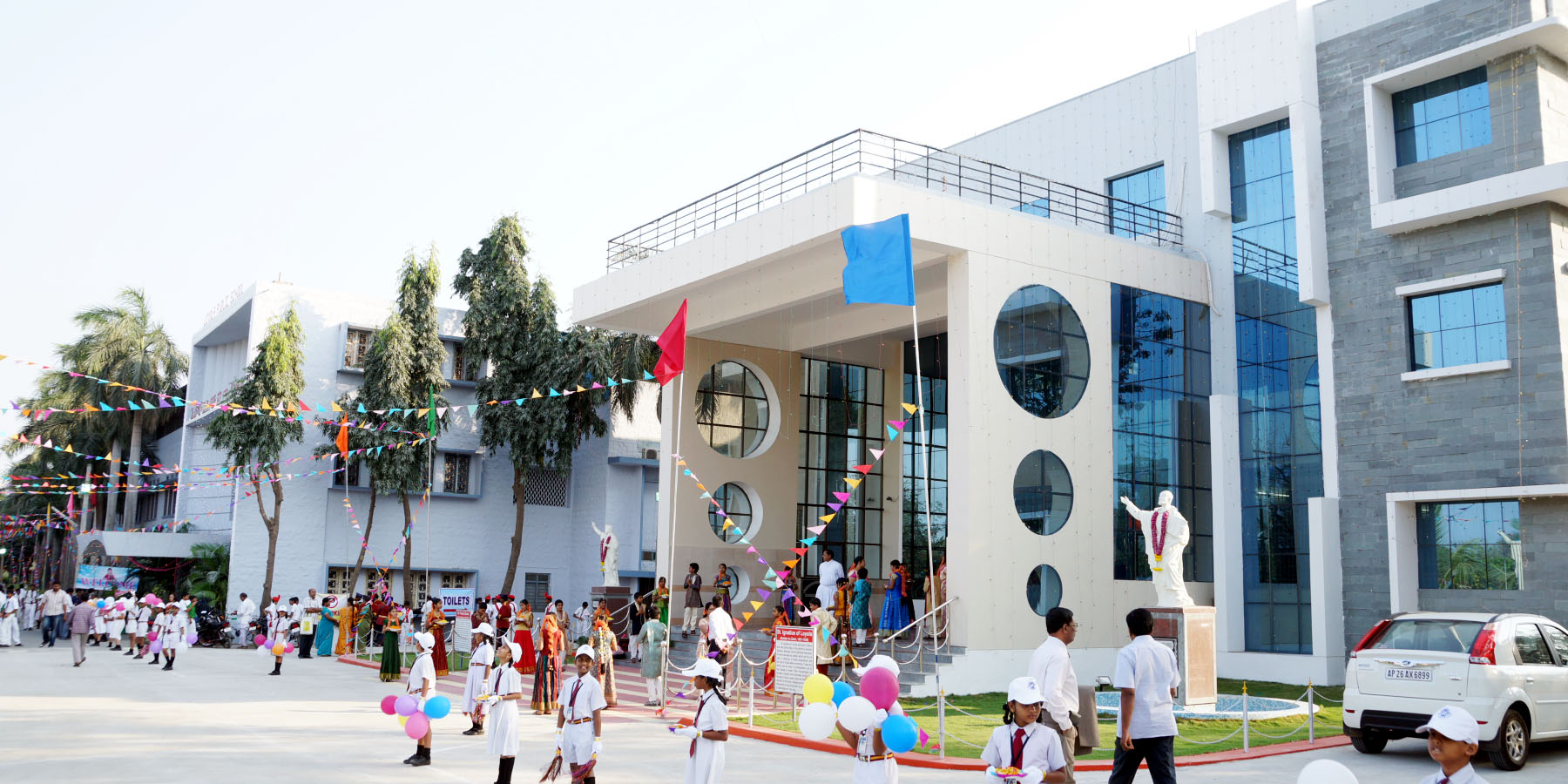 Loyola Public School campus in Guntur