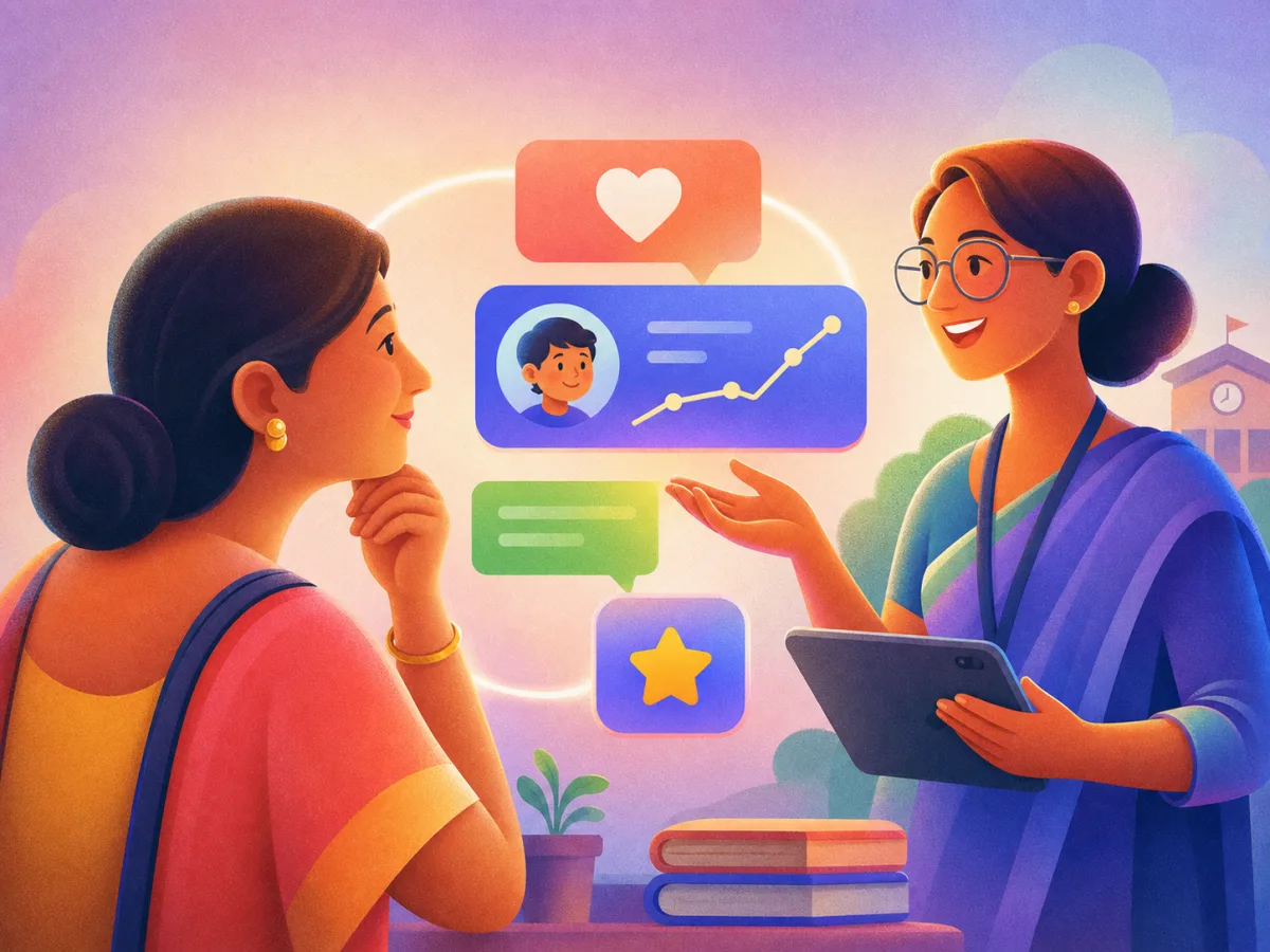 Editorial illustration for stronger parent trust